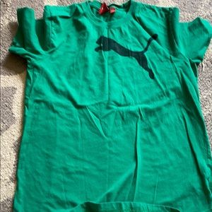 Green Puma shirt